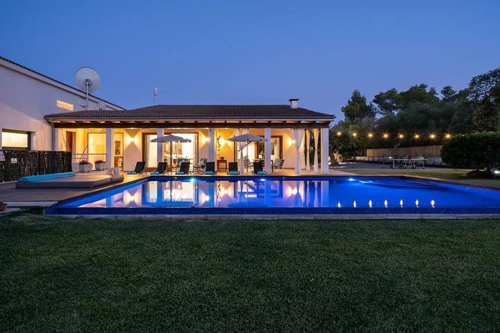 Villa 'S'Alzinar' mit Bergblick, WLAN und Klimaanlage in Crestatx, Sa Pobla