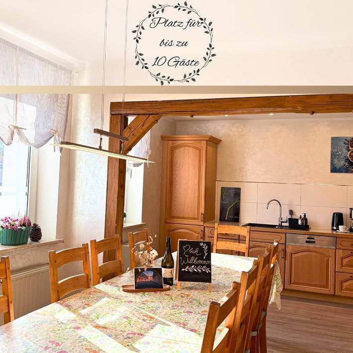 Ferienhaus für 10 Personen, mit Ausblick und Terrasse sowie Sauna in Dresden