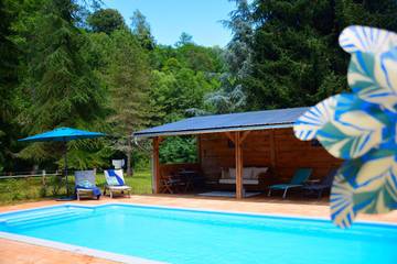 Gîte pour 4 personnes, avec terrasse ainsi que jardin et piscine dans Haute-Garonne