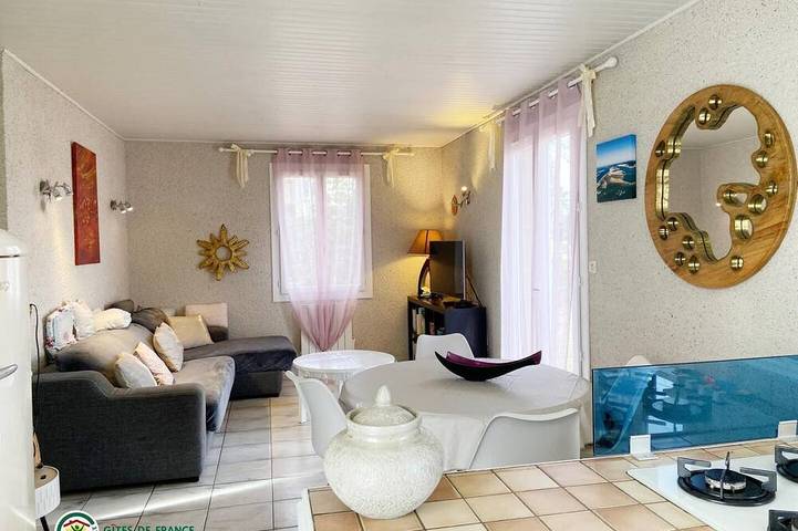 Location de vacances pour 3 personnes, avec jardin au Bassin d'Arcachon