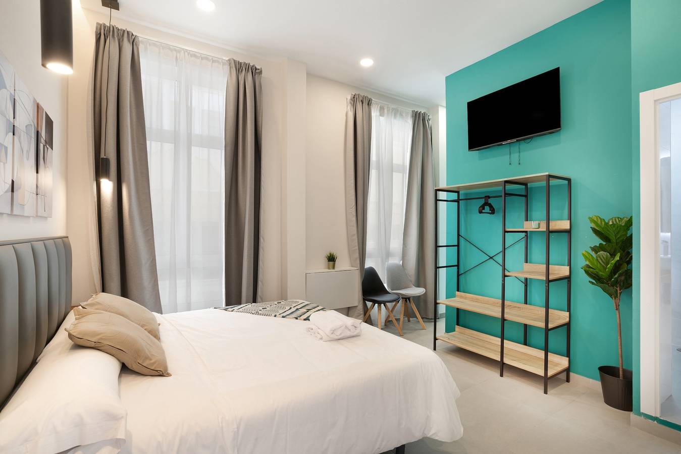 Entire studio, Vacation Studio 'Estudio Exterior 2' with Shared Terrace, Wi-Fi and Air Conditioning in Las Palmas de Gran Canaria Centre, Las Palmas de Gran Canaria