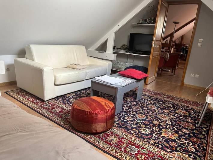 Maison d’hôte pour 3 personnes, avec vue ainsi que sauna et jardin, animaux acceptés