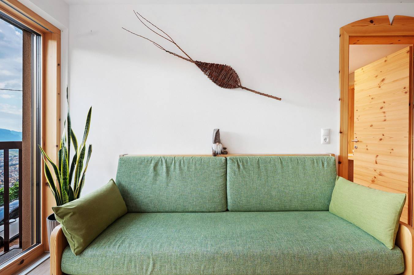 Appartement entier, Appartement 'Lärche' avec vue sur la montagne, terrasse commune et Wi-Fi in Gries-San Quirino, Bolzano