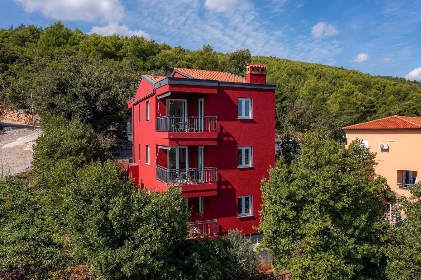 Ganze Ferienwohnung, Red House Apartments Sveta Marina in Sveta Marina, Ostküste Istrien