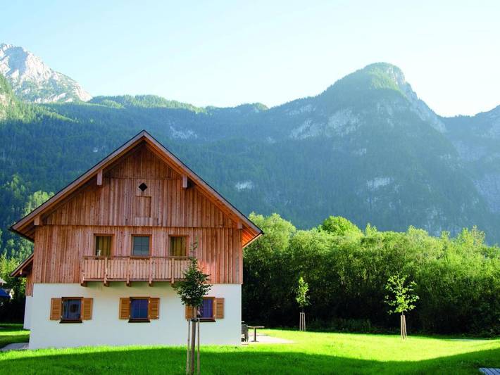 Chalet für 2 Personen, mit Terrasse und Pool sowie Sauna in Obertraun