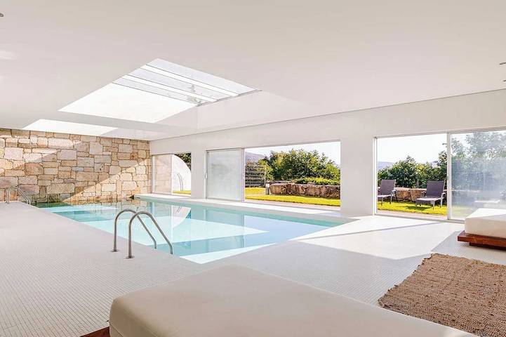 Douro Farmhouse with Indoor Pool and Modern Aesthetic