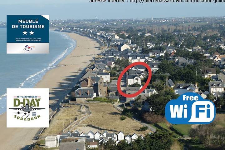 Maison de vacances pour 7 personnes, avec terrasse et jardin à Jullouville