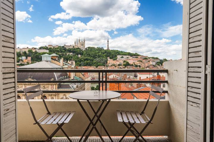 Vakantieappartement voor 4 personen, met balkon in Lyon