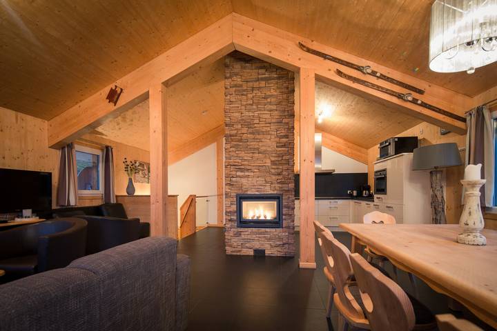 Chalet voor 12 personen, with balkon and sauna as well as whirlpool in Turracher Höhe