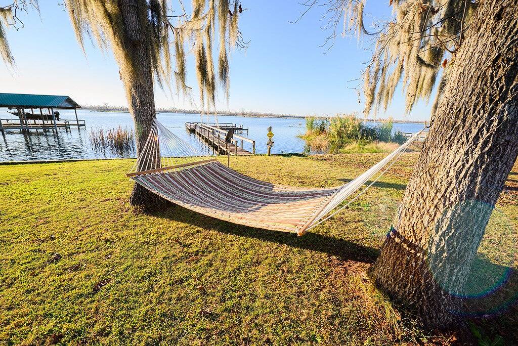 Die \"Q'whack Shack\" am wunderschönen Seminole-See mit Anlegestelle und Bootsraum in Georgia