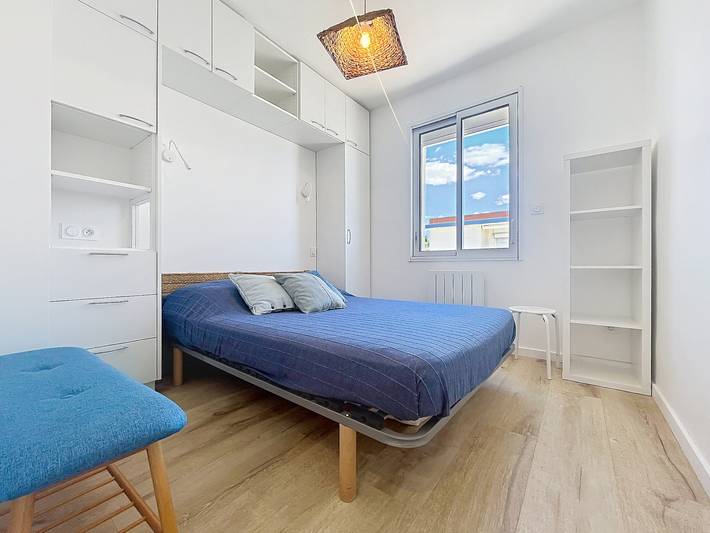 Appartement entier, Palavas: Appart rénové F3 climatisé avec parking, 1ère ligne, accès plage, idéal pour 4 pers. in Palavas-les-Flots, Côte méditerranéenne (France)