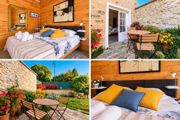 Location de vacances pour 2 personnes, avec Terrasse et Jardin dans Cély