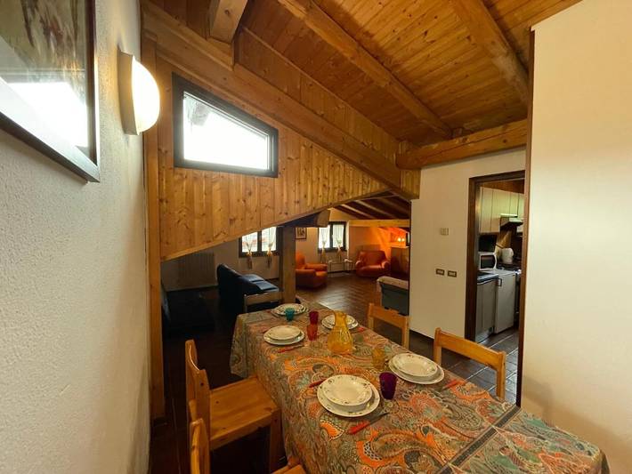 Apartament wakacyjny dla 7 osób, z Ogród i Widok w Pinzolo