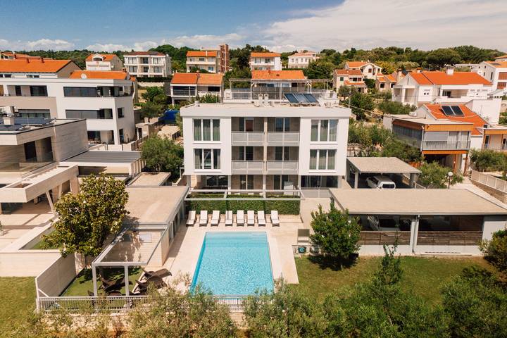 Ganze Wohnung, Sunadria Apartments B3- two bedroom in Strand Kožino, Zadar (Kommun)