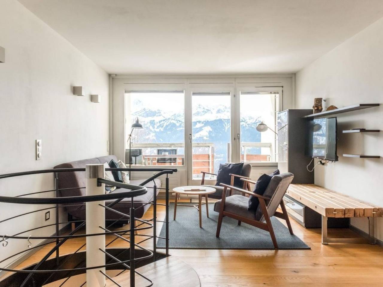 Ganze Wohnung, Apartment Alpenrose 2.5 mit Mitbenutzung Spa & Wellness in Beatenberg, Thunersee