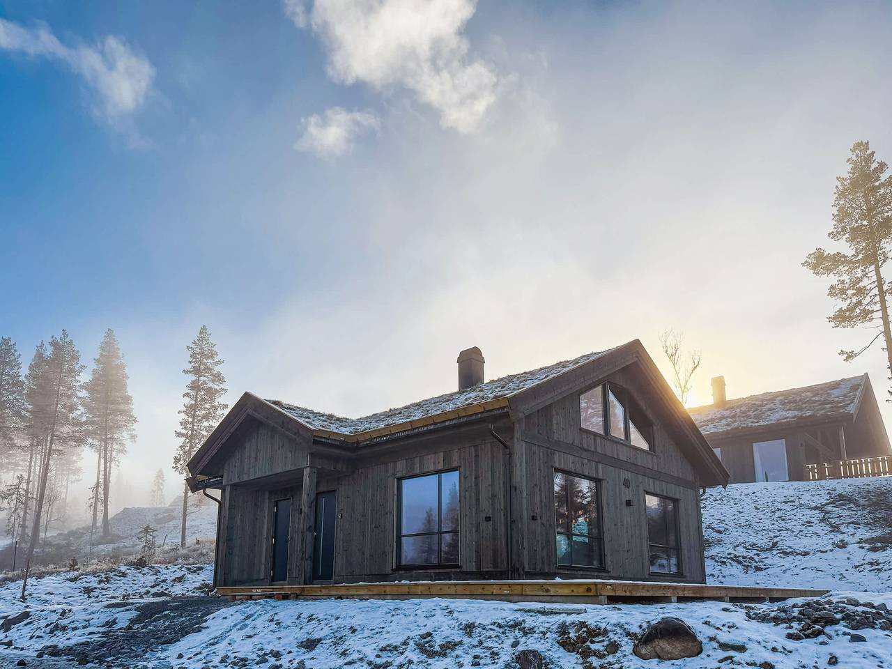 Bekkely Hytte: Modern cabin in ski area, Nesfjellet in Nesbyen