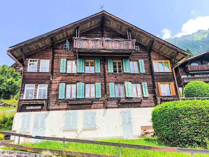 Hütte für 5 Personen, mit Terrasse in Wengen