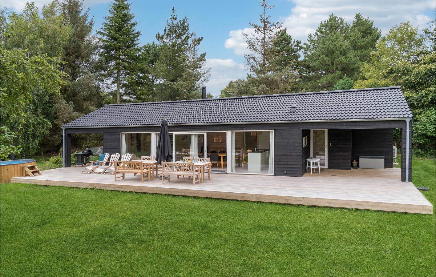 Ferienhaus für 8 Personen mit Sauna in Gudmindrup Lyng, Højby