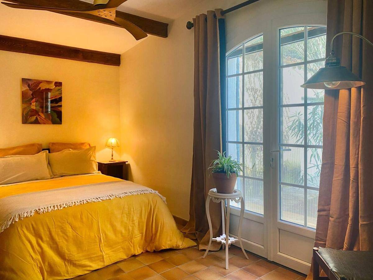Double Room with Terrace in Saint-Julien-de-Peyrolas, Région de Nîmes