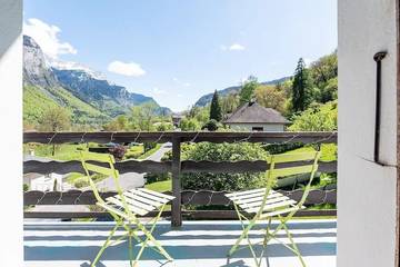 Gîte pour 6 personnes, animaux acceptés à Magland