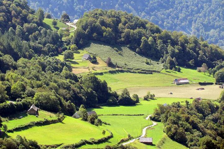 Location de vacances pour 14 personnes, avec Jardin à Béost