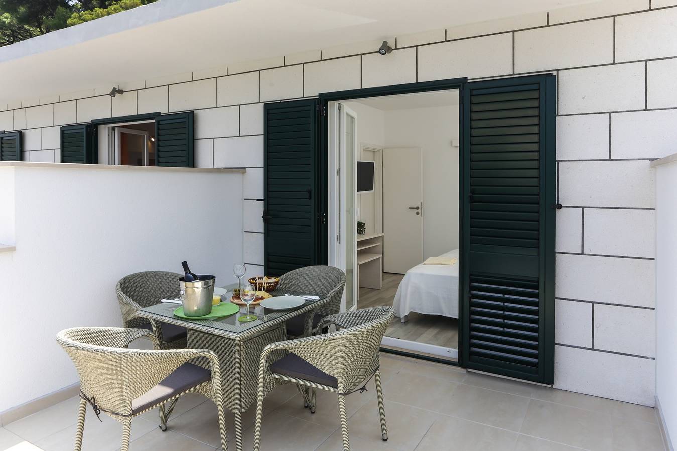 Ganze Wohnung, Ferienwohnung für 2 Personen mit Meerblick in Mala Saplunara, Saplunara