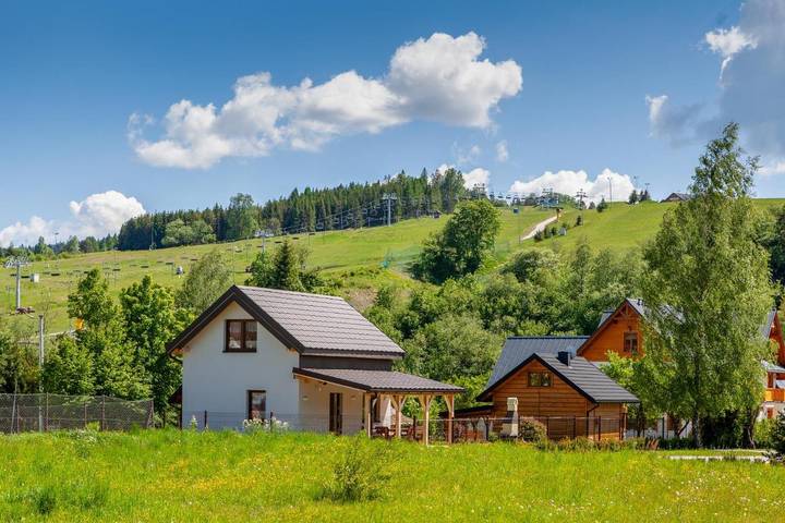 Dom dla 6 osób, z ogród i widok, Dla rodziny w Tylicz