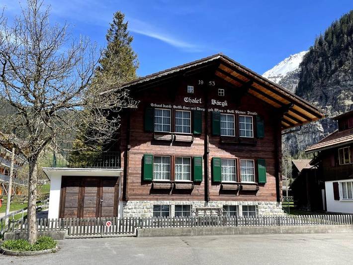 Hütte für 4 Personen, mit Garten in Kandersteg