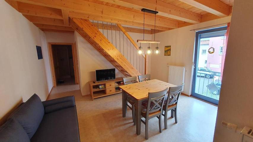 Ferienwohnung für 4 Personen, mit Terrasse und Garten sowie Sauna in Gersfeld