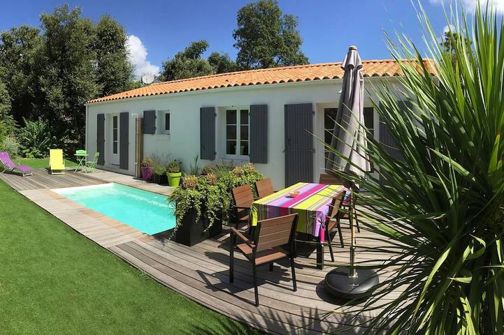 Location de vacances pour 6 personnes, avec Terrasse et Jardin dans Vert Bois