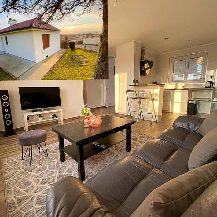Maison de vacances pour 8 personnes, avec Terrasse ainsi que Jardin et Vue à Évreux