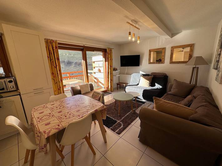 Location de vacances pour 6 personnes, avec balcon dans Vars (station de ski)
