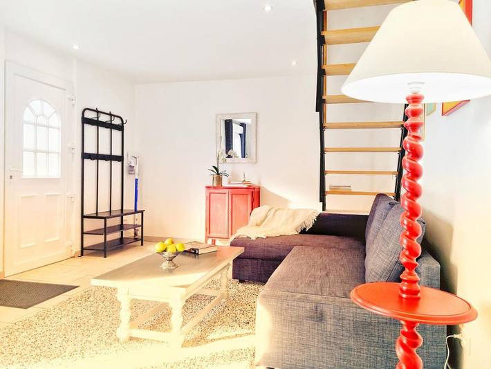 Appartement de vacances pour 3 personnes, avec Terrasse ainsi que Jardin et Vue
