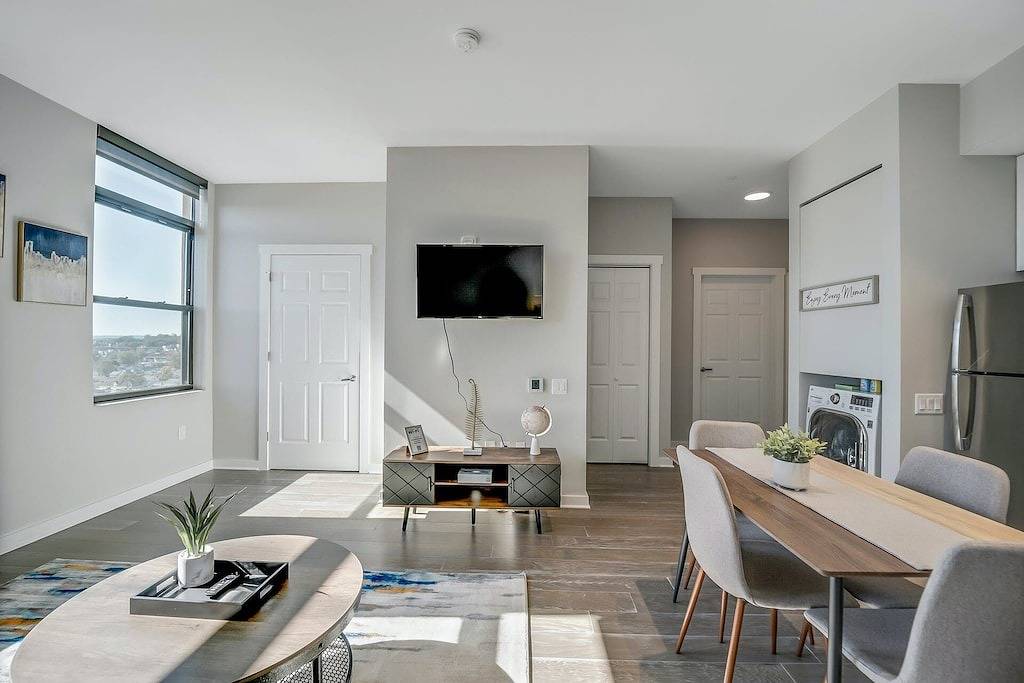 Ganze Wohnung, Stylish 1br Unit. Parking. Easy Ride to Nyc in Hackensack, Bergen County