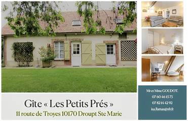 Location de vacances pour 8 personnes, avec jardin et terrasse dans l' Aube