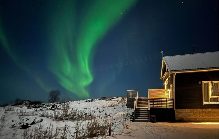 Ferienhaus für 7 Personen mit Terrasse in Steigen