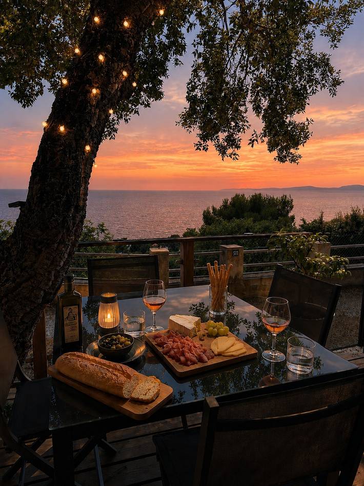 Bungalow 'Sunset Lodge' con vista mare, piscina condivisa e aria condizionata in Saint-Raphael Varo, Massif de l'Esterel