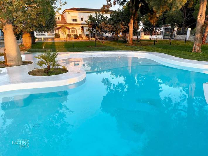 Apartamento para 4 personas, con jardín y piscina en Puerto Real