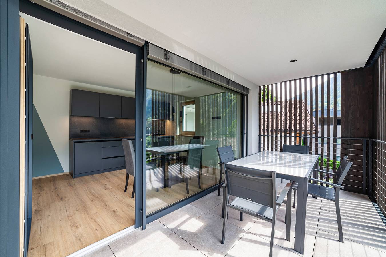 Ganze Wohnung, Ferienwohnung "Lodge Terrace Exclusive Large" mit Bergblick und Wlan in Saltaus, St. Martin in Passeier