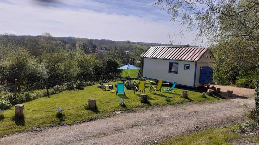 Location de vacances pour 4 personnes, avec terrasse ainsi que jardin et vue à Baincthun - 3