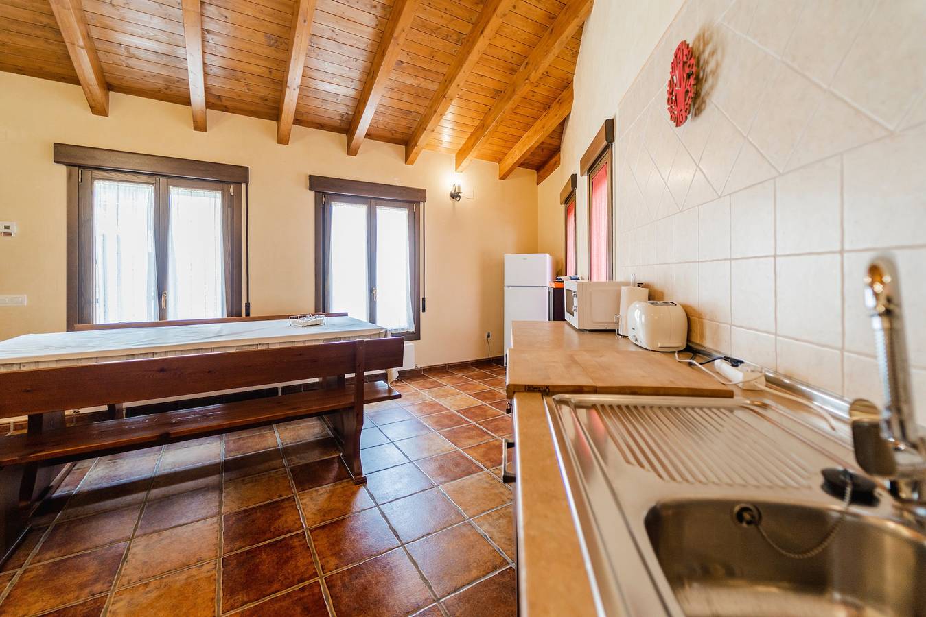 Rural House 'Dehesa de Santa Ursula 1' with Garden and Balcony in Espeja de San Marcelino, Soria Province