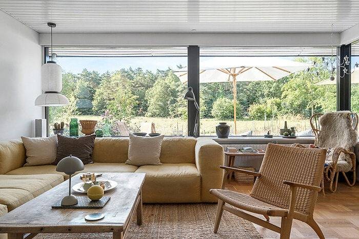 Ferienhaus für 8 Personen, mit Terrasse und Garten, mit Haustier an der Kattegat Küste