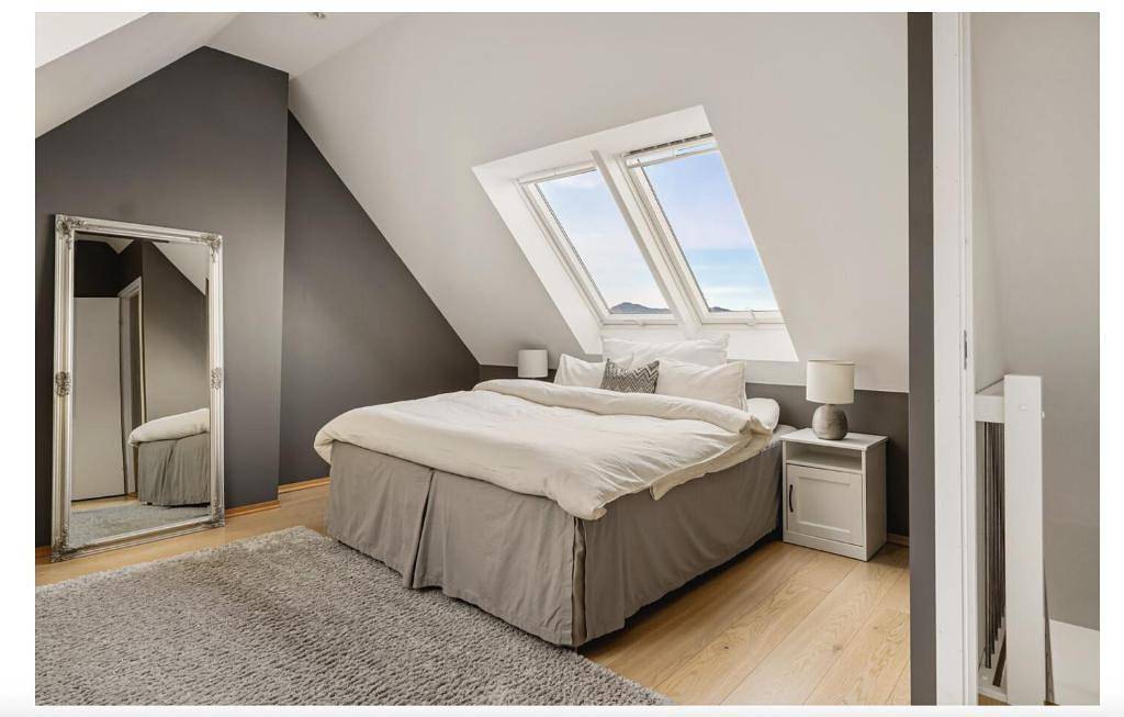 Ganze Wohnung, Bergenhus-Wohnung im historischen Sandviken in Bergenhus, Bergen