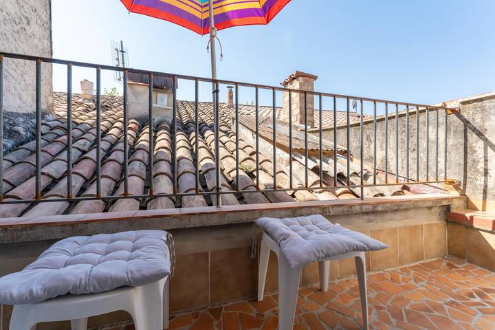 Holiday rental for 4 people, with balcony in Vaison-la-Romaine
