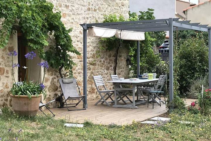 Maison de vacances pour 3 personnes, avec jardin