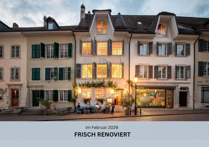 Hotel für 3 Personen, mit Terrasse und Ausblick in Solothurn