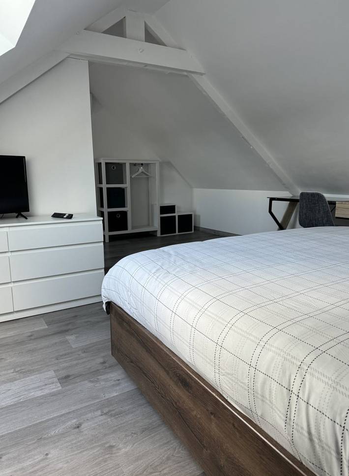 Gîte pour 6 personnes, avec terrasse et jardin, animaux acceptés à Quettehou - 4