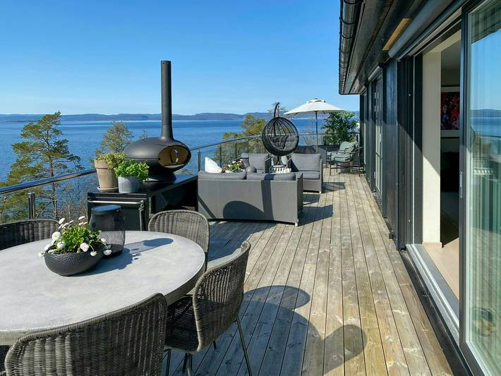 Ferienhaus für 8 Personen, mit Terrasse