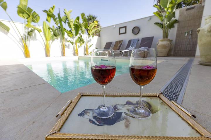 Strandhaus für 6 Personen, mit Terrasse und Ausblick auf Sizilien - 4