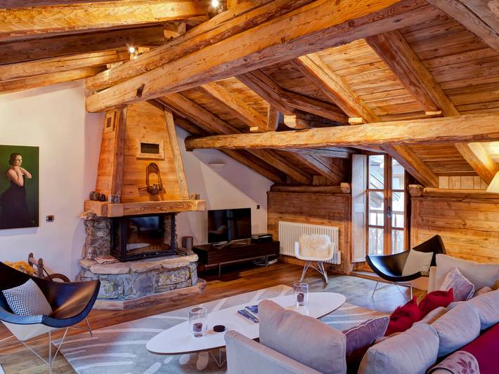 Chalet pour 8 personnes, avec balcon dans Courchevel 1300 (Le Praz)